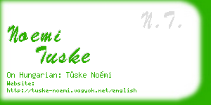 noemi tuske business card